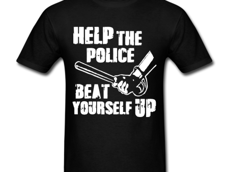 Help The Police T-shirt Fashion