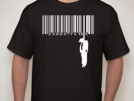 Capitalism Kills Barcode Hanged Man T-shirt Fashion