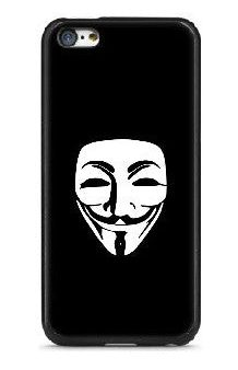 Anonymous Mask | Mobile Phone Decal | Die Cut Vinyl Sticker | Blasted Rat Online now