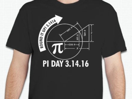 Pi Day π March 14 Science Math Sin Cos Tan T-shirt | Blasted Rat Fashion