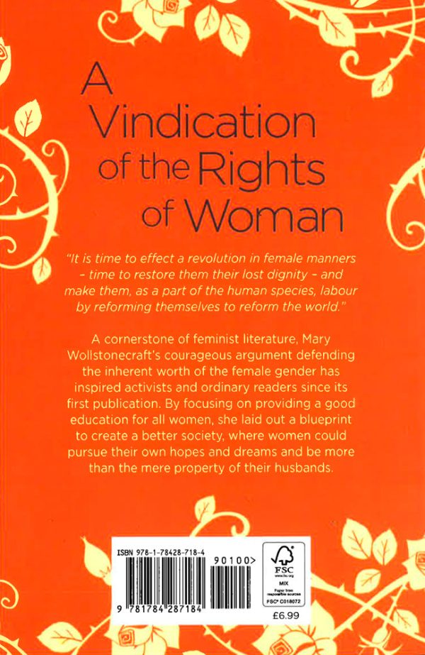 A Vindication Of The Rights Of Woman Sale