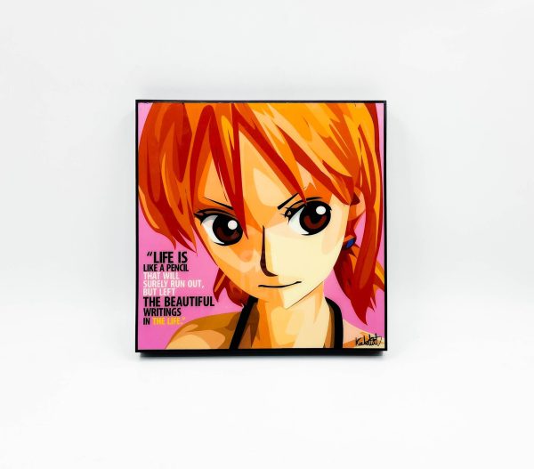 Nami: Life Is Like A Pencil Pop Art (10 X10 ) For Sale