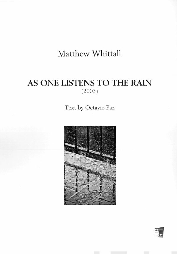 As One Listens to the Rain (SATB) Online now