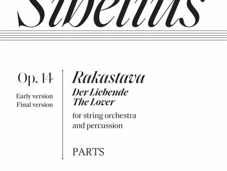 Rakastava - Der Liebende - The Lover Op. 14 (Strings) : Urtext Parts Online Hot Sale