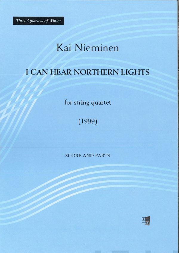 I Can Hear Northern Lights (string quartet) : score and parts Online Hot Sale